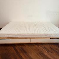 letto singolo Mandal +materasso Ikea 