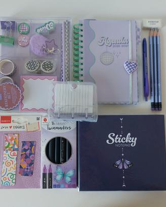 Bundle Cancelleria Multimarca "Purple Disco Dream"