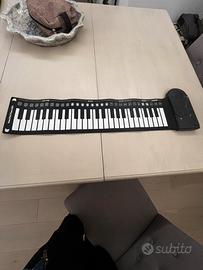 Roll-up Pianoforte pieghevole portatile 49 tasti