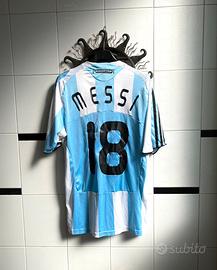 Maglia calcio vintage Argentina 08/09 Messi 18