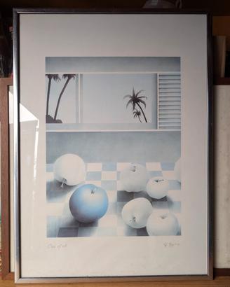 Poster d'arte vintage anni 80 fine art  70x50 cm