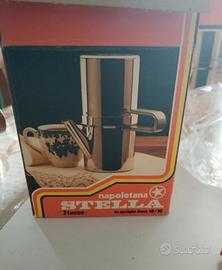 Caffettiera napoletana 3 tazze acciaio inox 18 /10