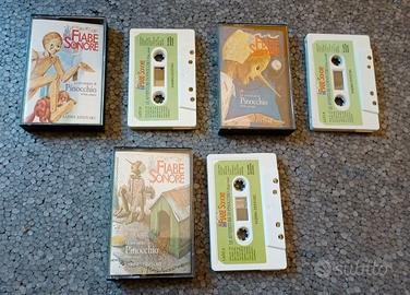 Le Avventure di Pinocchio Fiabe Sonore lotto 3 MC