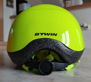 Casco Bebè BTWIN 500 Decathlon giallo fluo