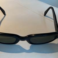 Occhiali da sole Persol PO 0649 neri lenti verdi