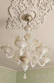 LAMPADARIO in vetro di Murano