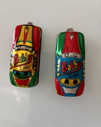 Macchinine in latta litigrafata Babby Car