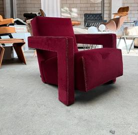 Poltrona UTRECHT 637 EXPO Velluto Bordeaux