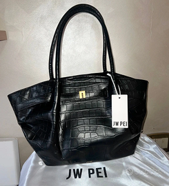 Borsa Jw Pei Hana nera coccodrillo nuova