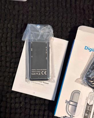 Registratore NekSide 8GB: Audio 1536Kbps e USB-C