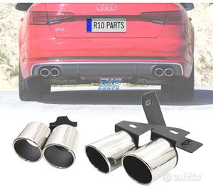 TERMINALI SCARICO AUDI LOOK S4 09-15