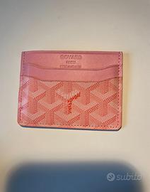 Porta Carte Goyard rosa