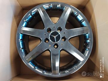 4 CERCHI LEGA MERCEDES 17" CROMODARK CODICE A260