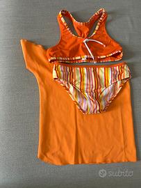 Costume Calzedonia Anni 12 e pareo coordinato.