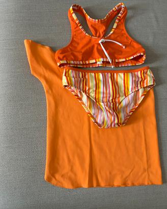 Costume Calzedonia Anni 12 e pareo coordinato.