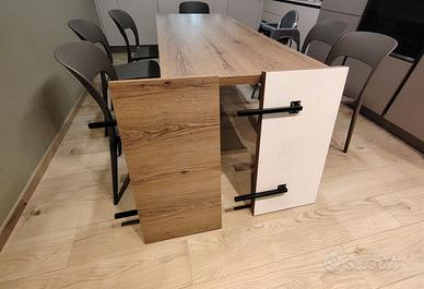 Tavolo 190*80 laminato effetto legno