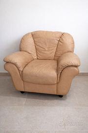 Poltrona in pelle Natuzzi (Divani&Divani)  vintage