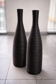 Coppia di vasi moderni neri – design elegante