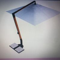 ombrellone da giardino 3x3 