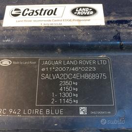 Range Rover evocue 2.2 motore Jaguar