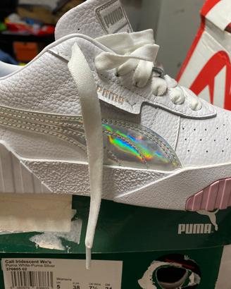 Puma Cali Iridescent Wn's Puma White-Silver