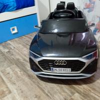 macchina audi originale per bimbo nera pre