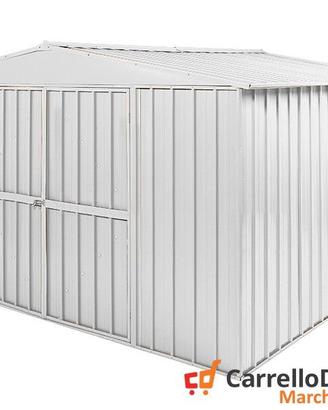 Box in Acciaio casetta giardino 360x345cm bianco
