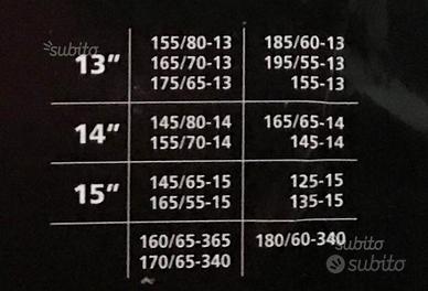 Catene da neve Lampa R-9 nuove, mai usate