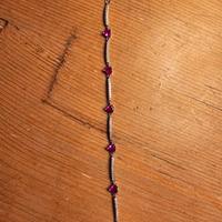 bracciale donna brosway tennis argento cuori rubin