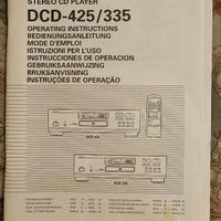 MANUALE DENON DCD 425/335