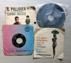 45 giri Gino Paoli, Fidenco, Meccia, Modugno
