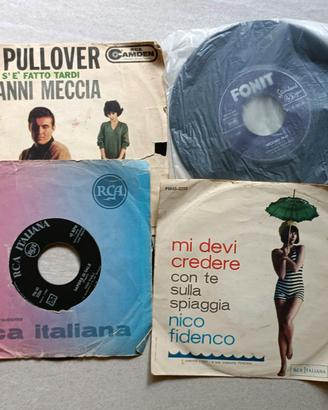 45 giri Gino Paoli, Fidenco, Meccia, Modugno