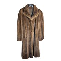 Pelliccia in Visone lunga 120 cm vintage anni 90
