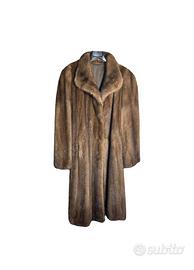 Pelliccia in Visone lunga 120 cm vintage anni 90