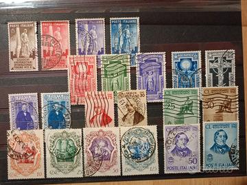 Francobolli Italia Regno 21 valori usati