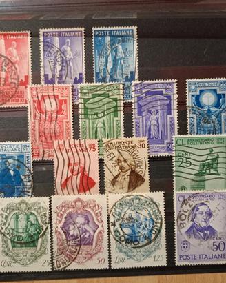 Francobolli Italia Regno 21 valori usati