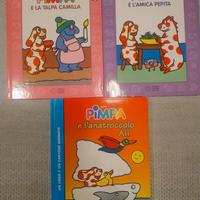 4 libri di Pimpa con copertina rigida
