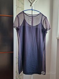 vestito viola in viule