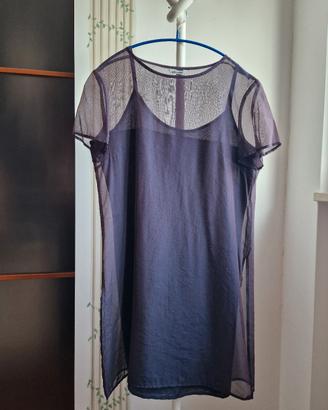 vestito viola in viule