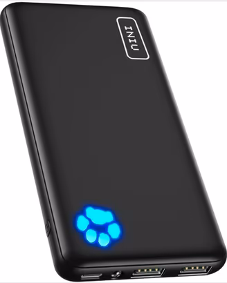INIU Power Bank, 10000mAh Ultra Sottile & Leggero 