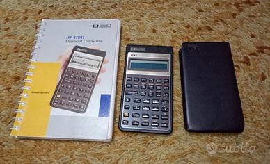 HP 17 B II CALCOLATRICE ORIGINALE custodia manuale