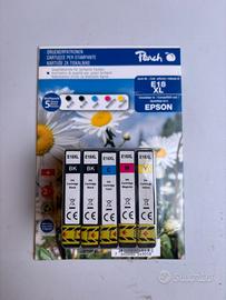 Lotto 5 Cartucce Ink Multipack PEACH E18XL Epson