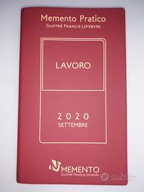Manuale memento pratico lavoro edizione settembre