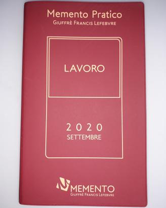 Manuale memento pratico lavoro edizione settembre