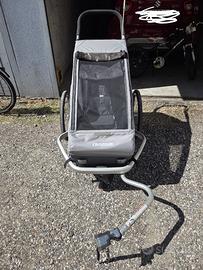 Carrello porta bambini per bicicletta