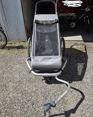 Carrello porta bambini per bicicletta