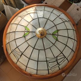 Lampadario Plafoniera grande in Madreperla 