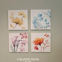 set 4 quadri