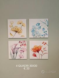 set 4 quadri