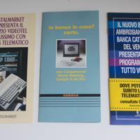 Lotto Brochure Depliant PHILIPS Telematico Postalm